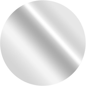 silver circle stickers