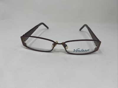 VENTANA BY MARCHON 202 EARTH BROWN PYTHON 53/15/140 EYEGLASSES FRAME !B79