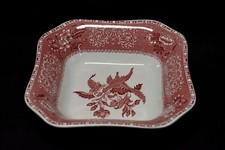 Schale Schüssel viereckig  Spode Camilla pink