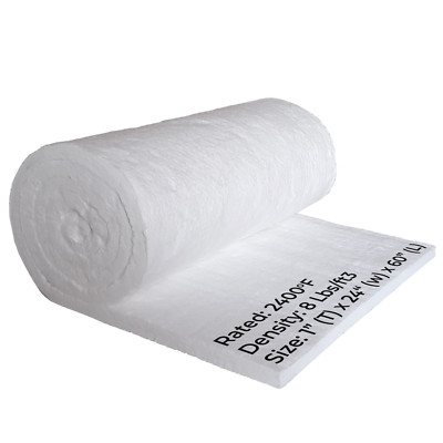 Ceramic Fiber Insulation Blanket - 1 x 24 x 60  - 8# 2400F