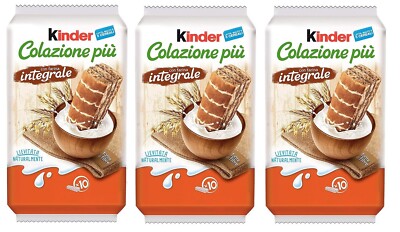 3x Kinder Ferrero Colazione Più Vollkorn-Biskuitkuchen und 5 Cerealien 290g