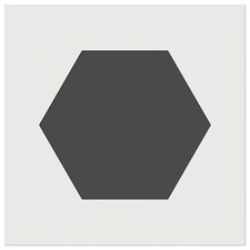 Hexagon Solid Wall Cookie DIY Craft Reusable Stencil