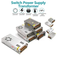 Led Driver Adapter LED Strip Switch Power Supply Transformer AC 110V To DC 12V