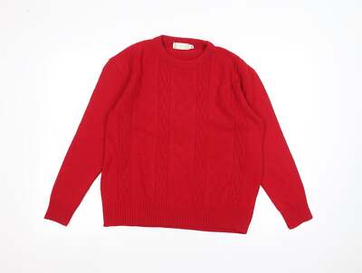 Choice Damen Pullover Rot Acrylmischung Größe XL