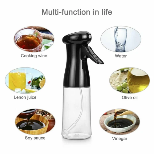7OZ Olive Oil Sprayer Bottle Spray Refillable Pump Kitchen Dispenser Cooking BBQ - Picture 9 of 12