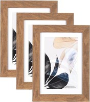 Bilderrahmen 13X18 Echtholz Holzfarbe Plexiglas Fotorahmen 3Er Set