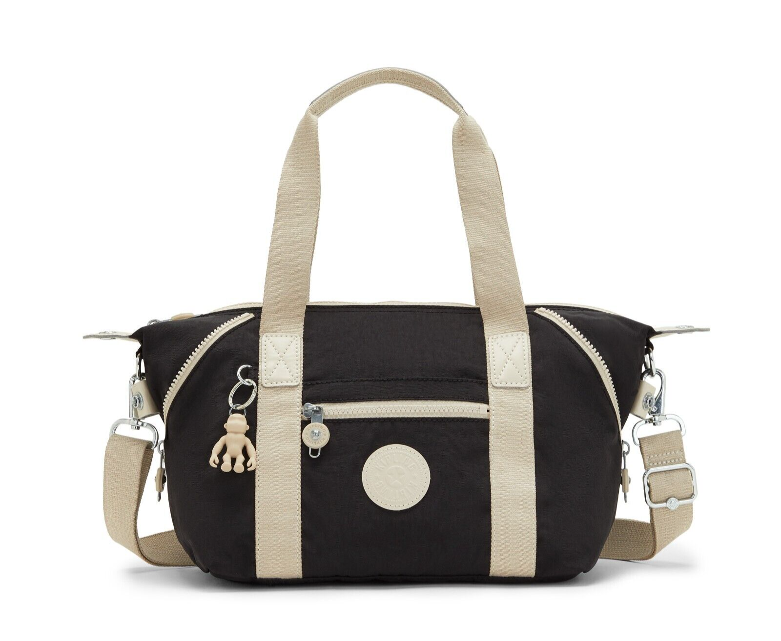 Kipling ART MINI Handbag - Black Noir Ivory Bl RRP £82.90