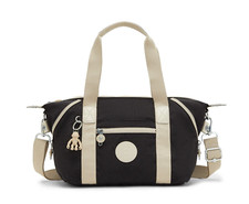 Image of Kipling ART MINI Handbag - Black Noir Ivory Bl RRP £82.90