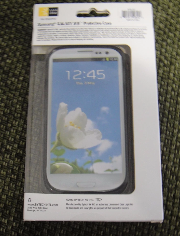 New Case Logic Polycarbonate Case for Samsung Galaxy S III Black CLS3-501 - Image 2 of 3