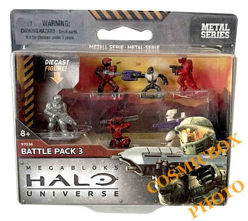 Mega Bloks Halo - Camouflage Actif (réf 97208) - Set De 4 Figurines, Blister Neuf