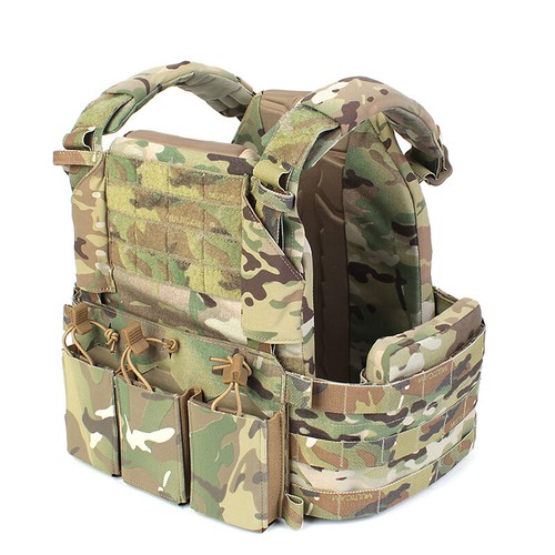 PEW Tactical Vest Thorax HSP Style Plate Carrier Light Weight Front Bag&Rear Bag - Picture 7 of 18