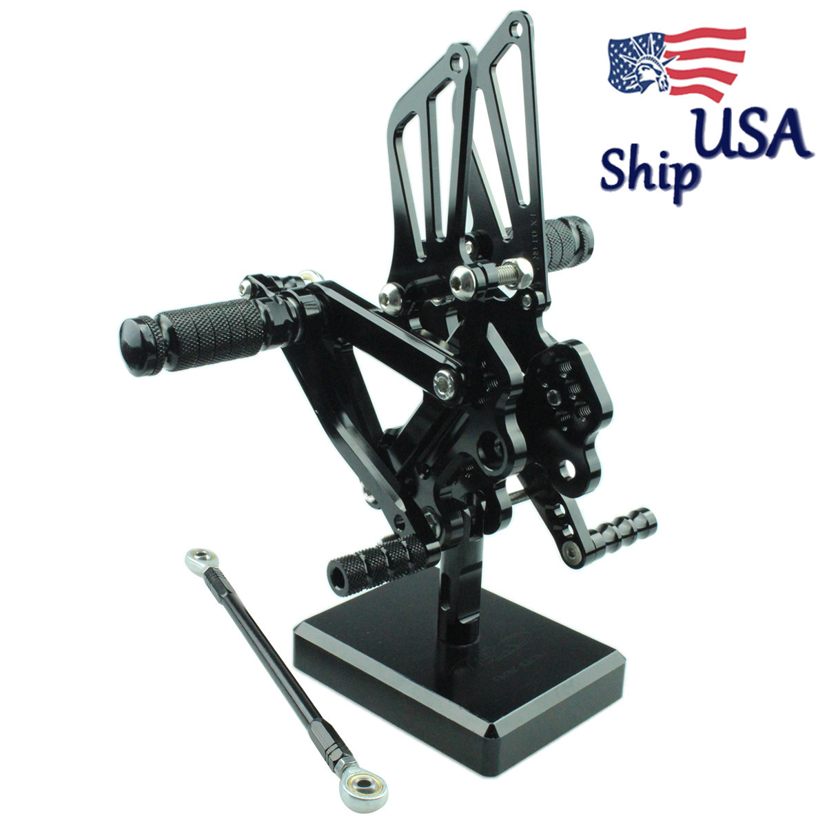 USA Ship Foot Pegs Rearsets Fit KAWASAKI Ninja ZX6R ZX636