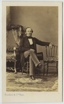 CDV 1860-70 Disdéri. M. Frédéric de Boullenois. Sériciculture.
