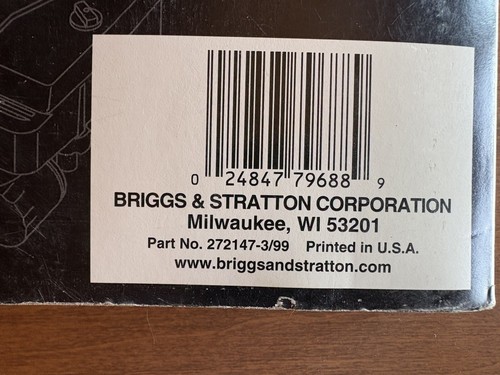 BRIGGS & STRATTON Single Cylinder OHV ENGINE REPAIR MANUAL 1999 272147 - Picture 7 of 14