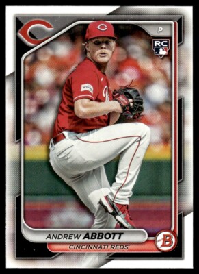 2024 Bowman Andrew Abbott Rookie Cincinnati Reds #70