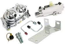 Chevy Truck Chrome Bail Top Master Cylinder Bottom Mount Proportioning Disc Drum