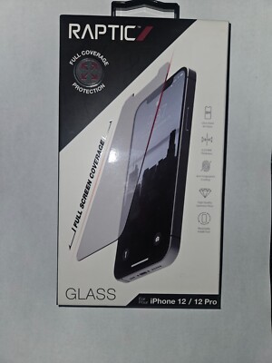 Raptic iPhone 12/iPhone 12 Pro Glass Screen Protector *NEW