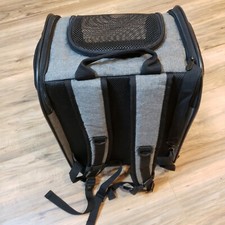 Backpack Pet Carrier TSA Approved Mesh Padded Straps Collapsible Comfort New Med
