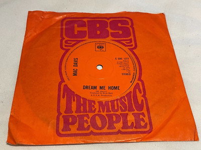 Mac Davis - Dream Me Home - Spread Your Love On Me - Vinyl Record 7'' Single 1972