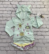 NWT Star Wars Mandalorian Baby Yoda-Eat Sleep Play- Girls Pajamas Size 4T