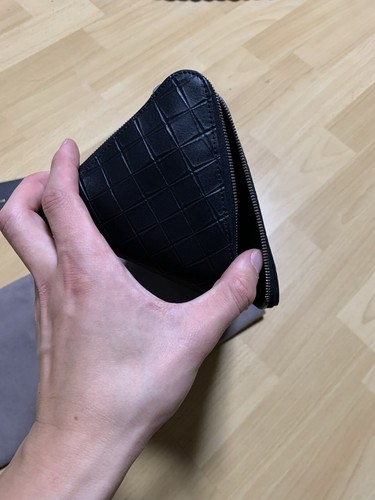 Bottega Veneta Toiletry bag bolsa de cultura 100% Leather Black negro nuevo - Imagen 4 de 12