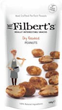 Mr Filbert'S Dry Roasted Peanuts 100g - Pack of 6