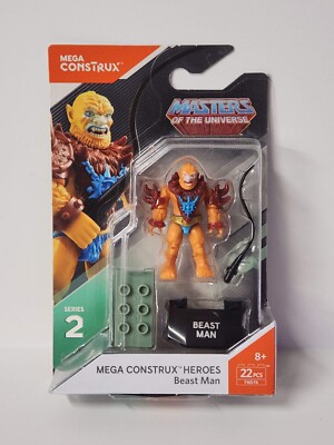 MEGA CONSTRUX Heroes Beast Man - Masters Of The Universe Series 2 damaged box
