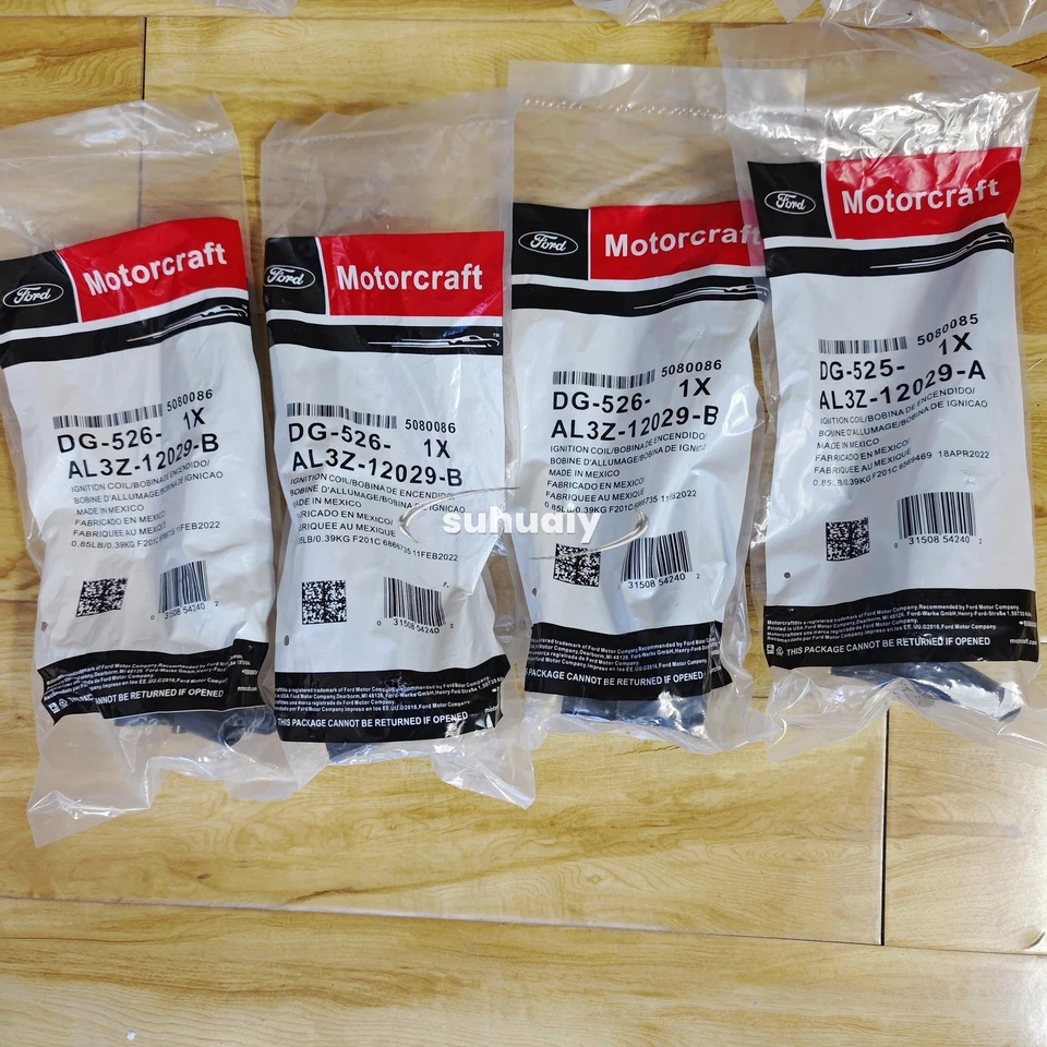 8Pcs Ignition Coils DG525 & DG526 Motorcraft For Ford F250 F350 Super Duty 6.2L Foto 3 de 4