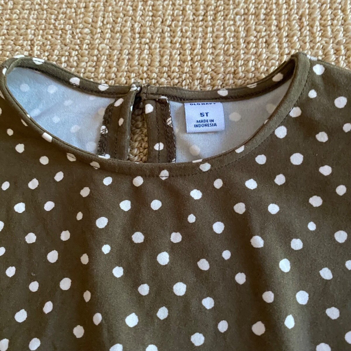 Girl's Old Navy Green Polka Dot Dress, Size 5T NWT | eBay