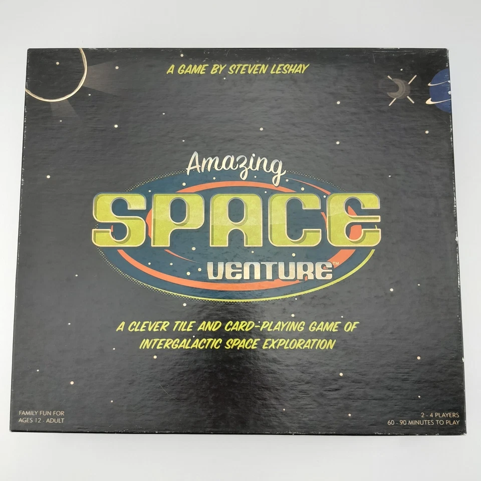 Amazing Space Venture Game Steven V Le Shay PhD Tile & Card 12+ Complete Sherco - Image 2 of 4