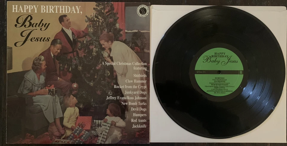 HAPPY BIRTHDAY, BABY JESUS 10" Vinyl-Rocket From The Crypt The New Bomb Turks - Image 2 of 4