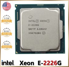 Intel Xeon E-2226G 3.40Ghz 6-Core 12MB LGA1151 Server CPU Processor SRF7F 80W