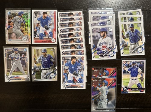 LA Dodgers Mixed Lot 300 Cards. (190 )Prospects/1sts,rookies. Inserts,refractors - Picture 2 of 9