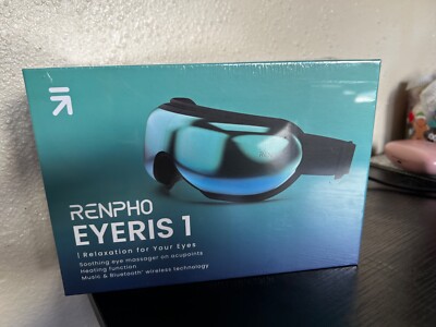 RENPHO Eyeris 1 Eye Massager RF-EM001R Massage Heat and Bluetooth Music (SEALED)