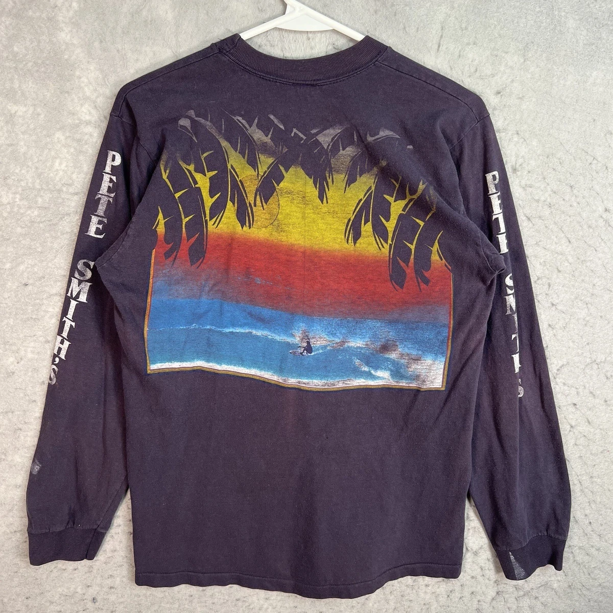 25+ Long Sleeve Graphic Tee Blue Vintage T-Shirts for Men for sale