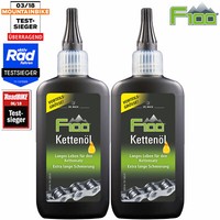 2X Dr. Wack F100 Fahrrad-KettenöL Tropfflasche Pflege Schmiermittel 100Ml
