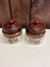 VTG 1987 Swiss Colony Cheese Spreads Crock Jar W/Lid 2 Available