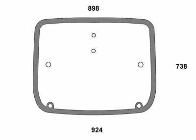 Dachscheibe - Same 0.012.3242.0/10 - Kabine IRON IRON Tier 3 IRON HI-Line IRON H