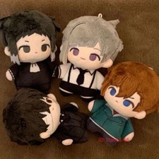 Bungo Stray Dogs Anime Nakahara Chuuya Dazai Osamu 10Cm Plush Doll Toy Pendant