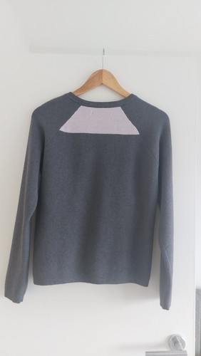 Ladies Replay Pullover Jumper in Grey and Pastel Pink/Purple in Size Medium - Picture 2 of 8