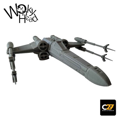 Star Wars Fan Art X wing 3d printed 40mm