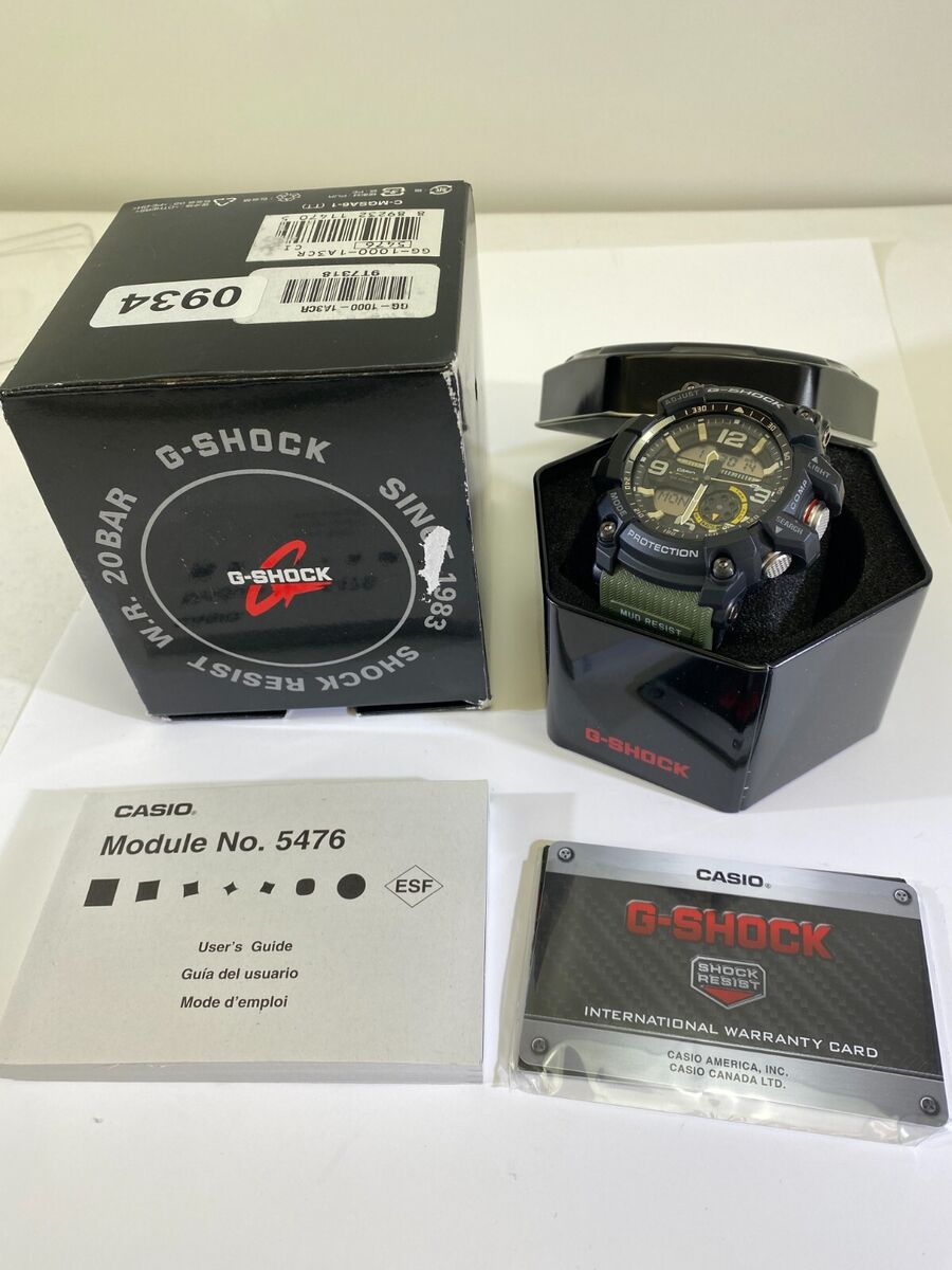 Casio G-Shock Watch 5476 Gg-1000 1A3CR Watch MudMaster Green Casio G-Shock Watch 5476 Gg-1000 1A3CR Watch MudMaster Green