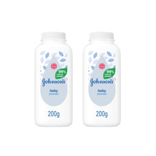 Image of Johnson and Johnson Baby Powder  200 g x 2