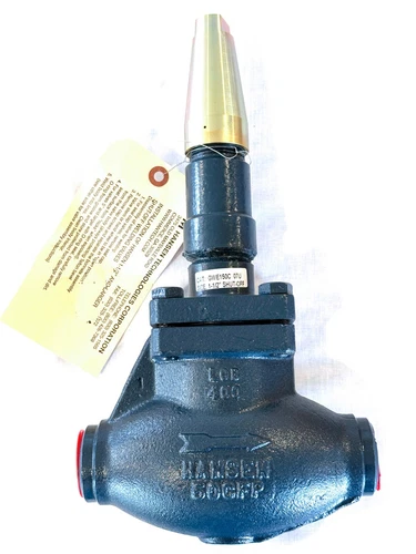 Hansen GWE150C Valve 1-1/2" Globe Shut-Off Extended Neck *NEW