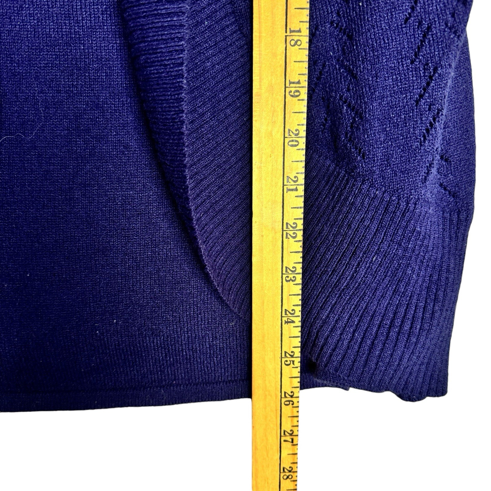 Basic Edition Women's Medium Navy Blue Layered Lo… - image 4