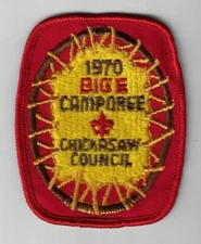 1970 Big E Camporee Chickasaw Council RED Border [MX-5359]