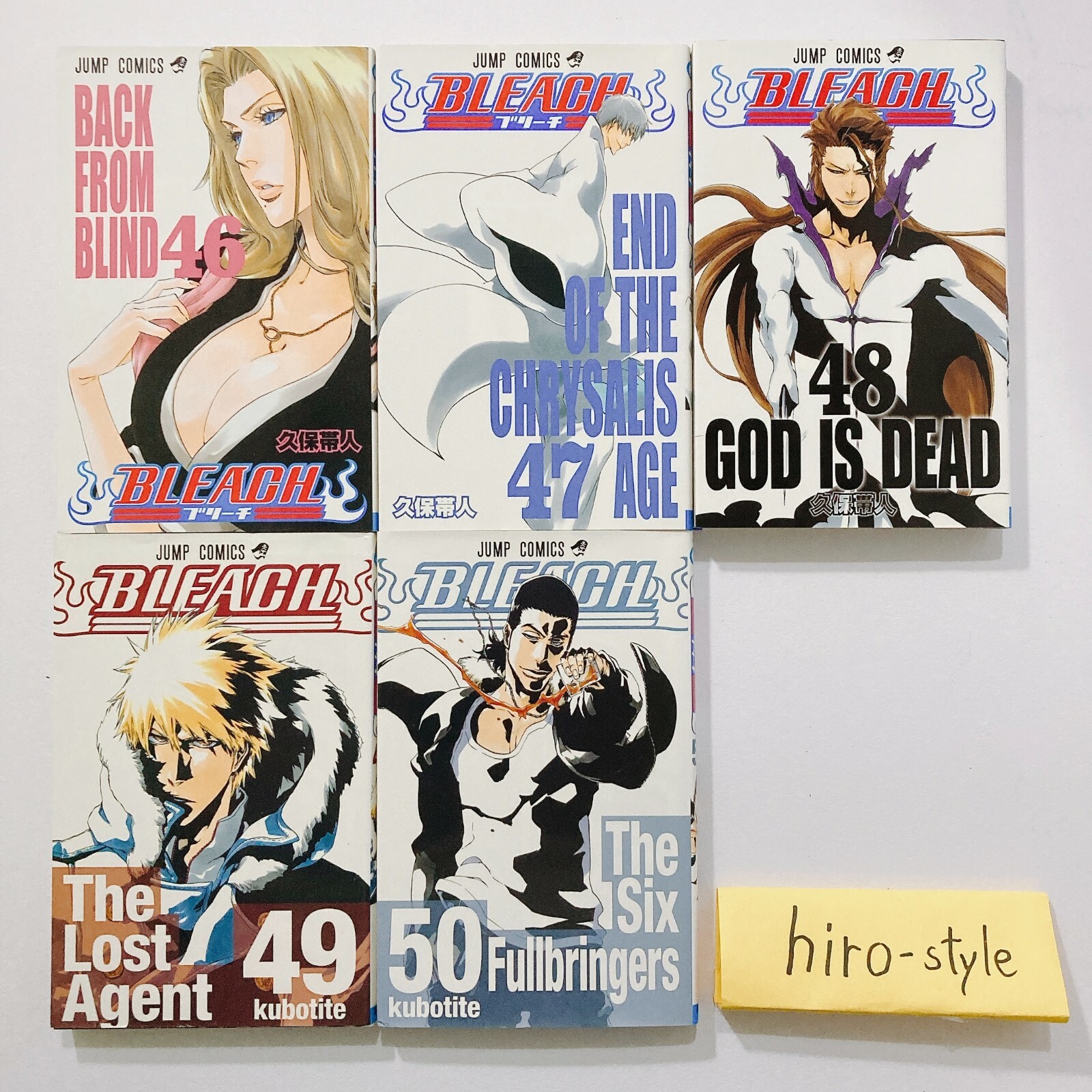 Bleach - Coleção Completa de Mangás em 74 volumes + Pôster (usados)