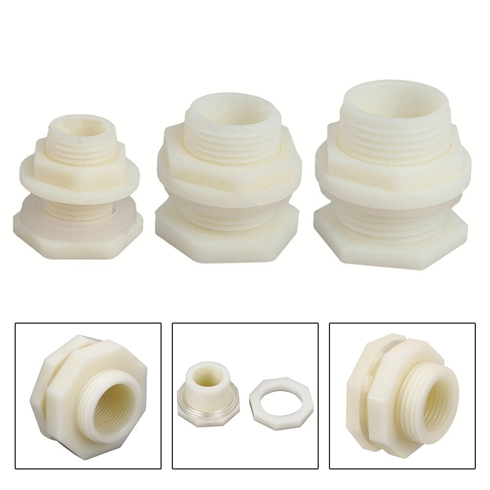 Seamless Connection Water Tank Connector ABS Adapter for Rain Barrels Ponds