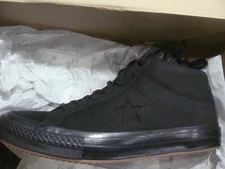 MEN'S CONVERSE ONE STAR MID 158832C BLACK SIZE 7~13