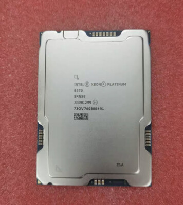 Intel Xeon Platinum 8570 QS LGA4677 56C/112T300M Cache, 2.10 GHz